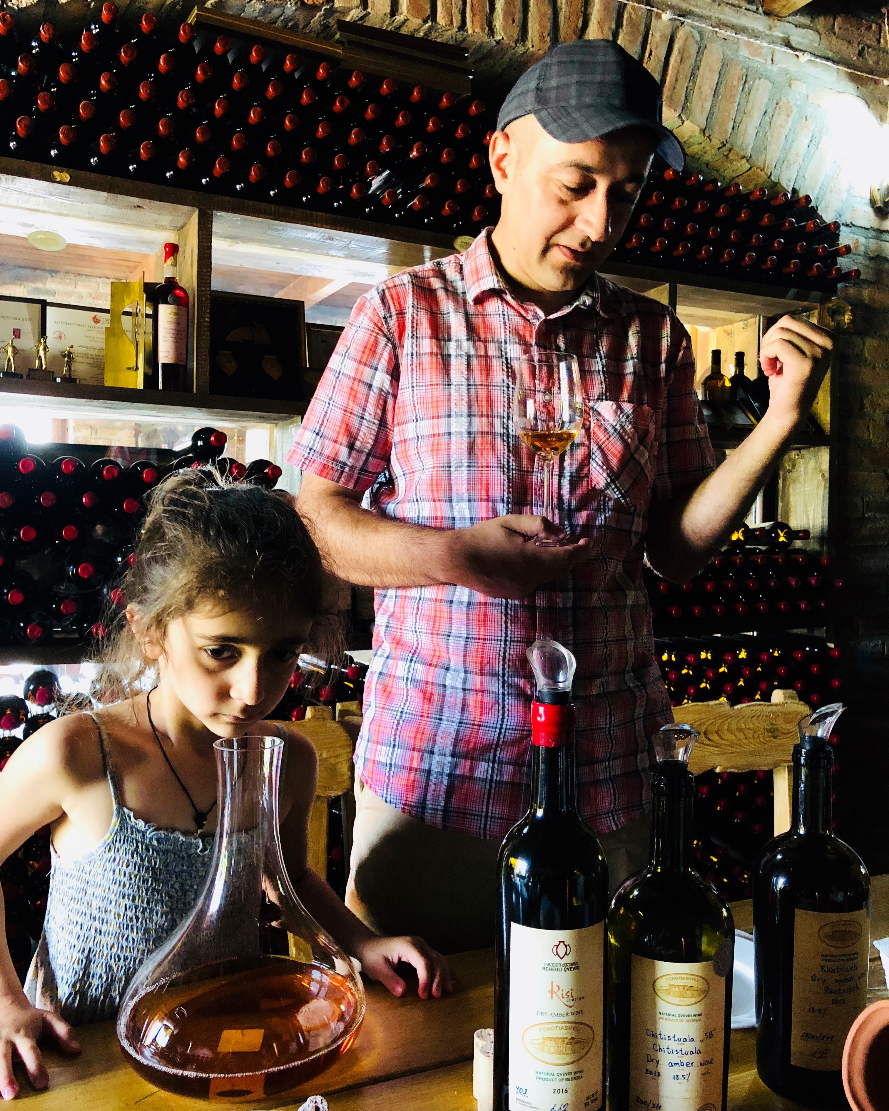 Wine tasting in Georgia Gabrielle Vizzavona